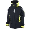 Couleur : Noir Veste de quart Kara Dremtech+ par Guy Cotten, Noir/Jaune - Taille S