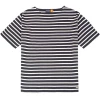 Marini�re Brest manches courtes par All'Oc�an, Marine/Ecru - Taille S
