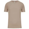 Couleur : Beige Tee-shirt technique manches courtes Homme 140 g par Proact, Beige - Taille S