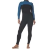Combinaison int�grale Femme N�opr�ne Essentiel 3/2 mm par Typhoon, Bleu/Noir - Taille S
