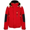 Couleur : Rouge Blouson de quart doublé polaire Inshore par Bermudes, Rouge - Taille XS