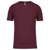 Couleur : Bordeaux Tee-shirt technique manches courtes Homme 140 g par Proact, Bordeaux - Taille S