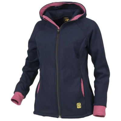 Veste polaire � capuche Femme Carioca Marine/Rose - Guy Cotten