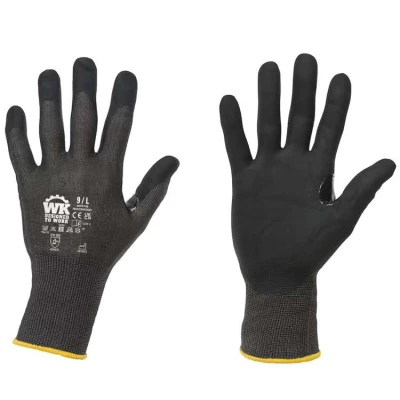 Gants de protection contre les coupures et tactile Noir - WK. Designed To Work