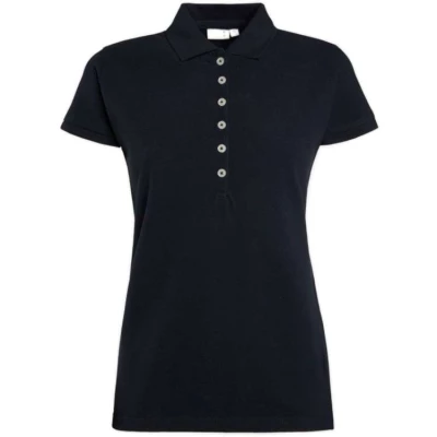 Polo uni Roseland Femme Marine - Slam